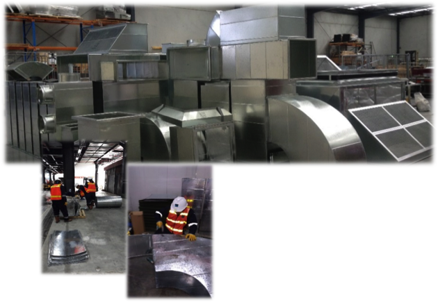 Industrial ducting manufacturing repair and cleaning