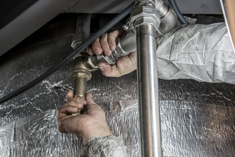 Industrial plumbing pipe installation and repair